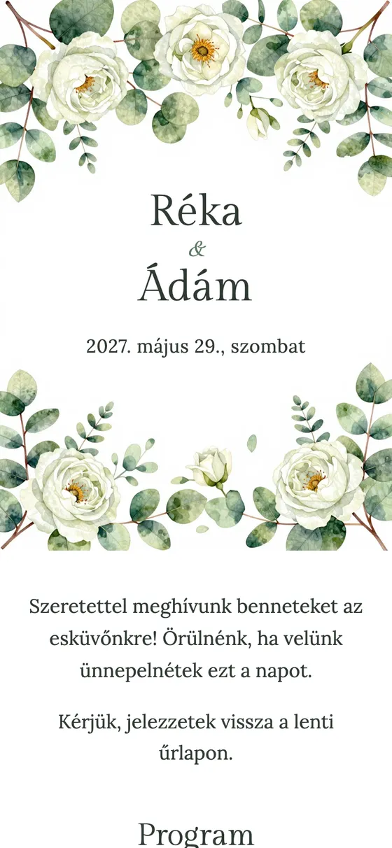 Botanikus sablon, mintaoldal