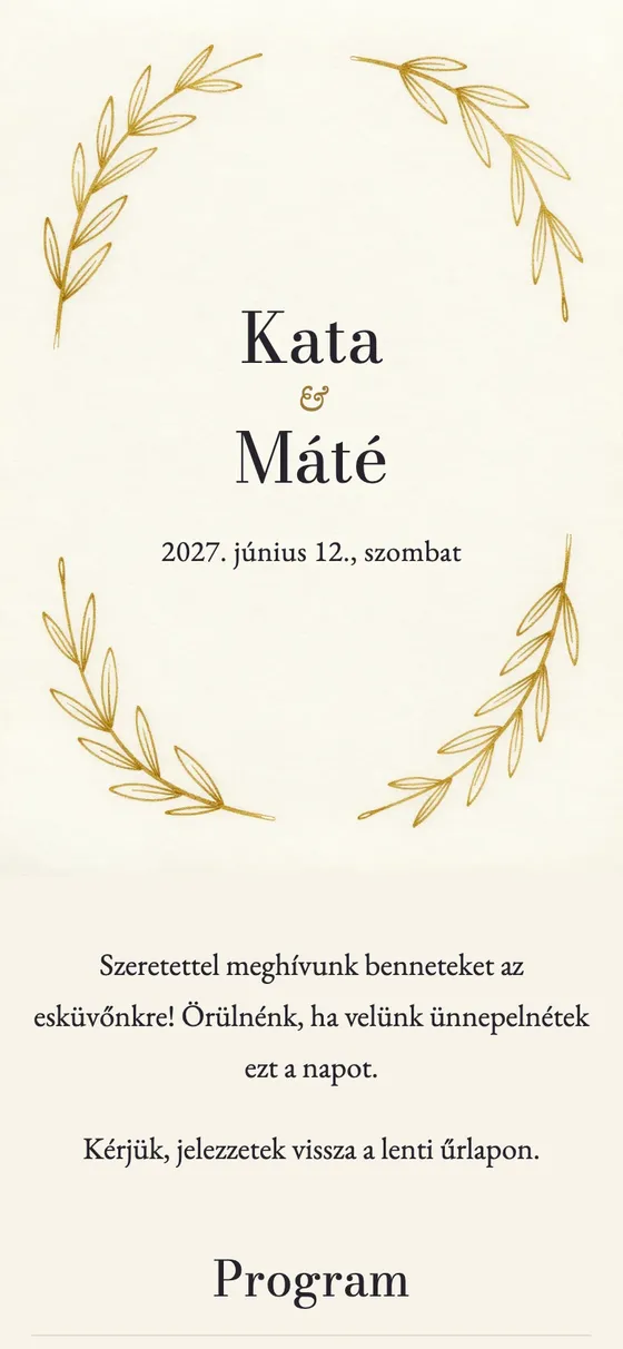 Klasszikus sablon, mintaoldal